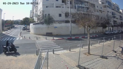 شاهد: توثيق اطلاق النار في تل ابيب واصابة عامل 